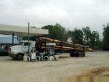 Log truck in west Louisiana