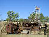 Mining display in Pine Creek