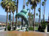 Sculpture along waterfront in Santa Barbara