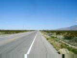 Long straight quiet road on US-60