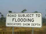 Periodically had these road flooding signs
