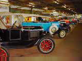 Old cars at Road Transport Hall of Fame