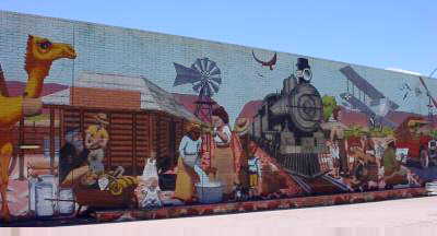 Mural in Alice Springs